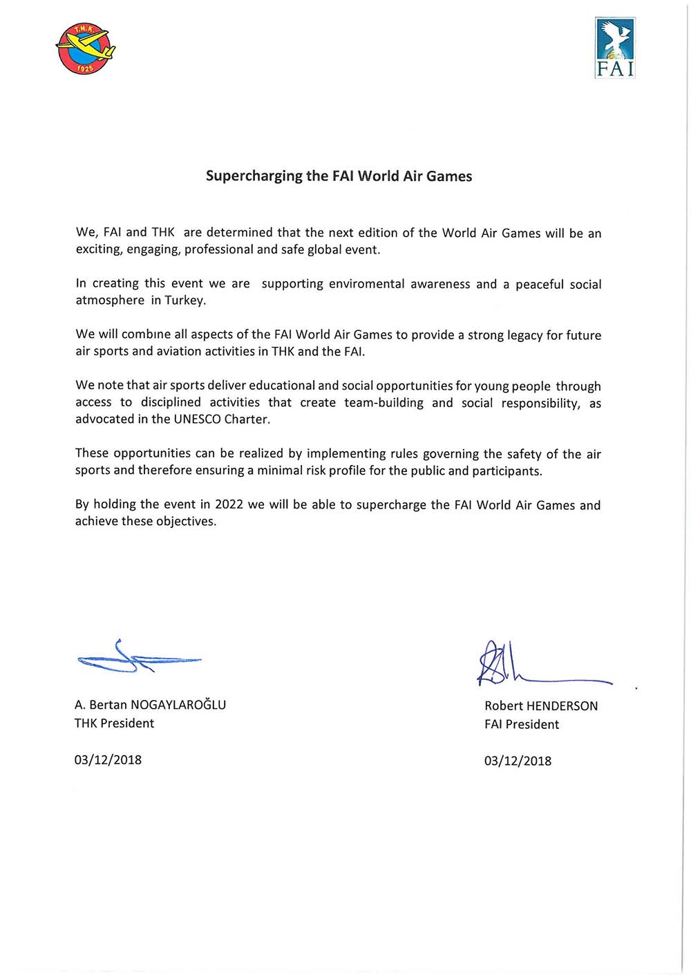 FAI World Air Games 2022